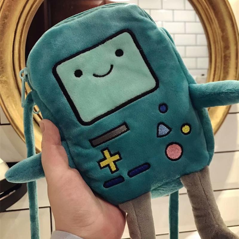 New Adventure Time Doll Kawaii Abao Game Console Creative Plush Coin Purse Toy Children's Birthday Christmas Gift