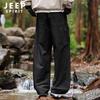 JEEP SPIRIT Men's Loose Straight-Leg Outdoor Cargo Pants