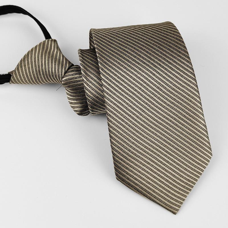 Mens Business Polyester Tie With Arrow Design And Zipper Closure For Office