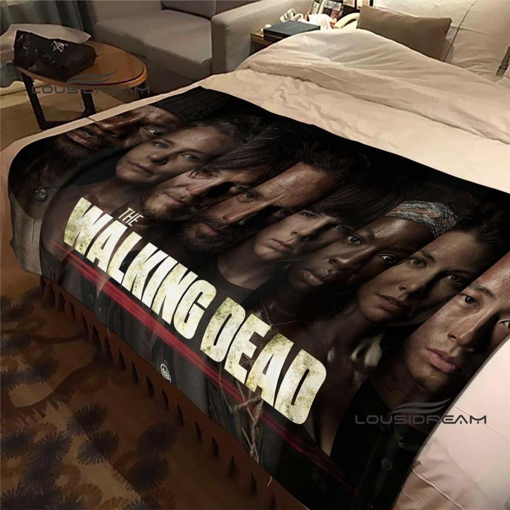Daryl Dixon The Walking Dead Throws Blanket Horror TV Series Sofa Blanket for Adults and Children Bedroom Living Room Decoratio