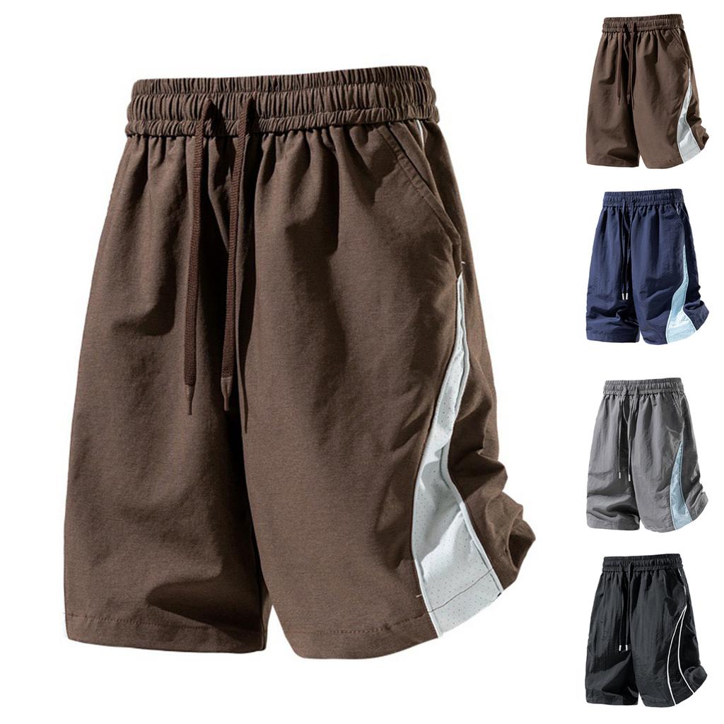 Men's Casual Quick-drying Shorts, Work Pants, Five-pocket Pants, Outerwear , Athletic Straight-leg Pants, Beach Pants