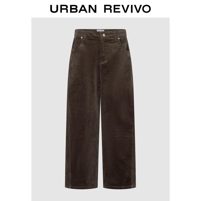 

UR2025 Women s Casual Corduroy Curved Knife Pants XS