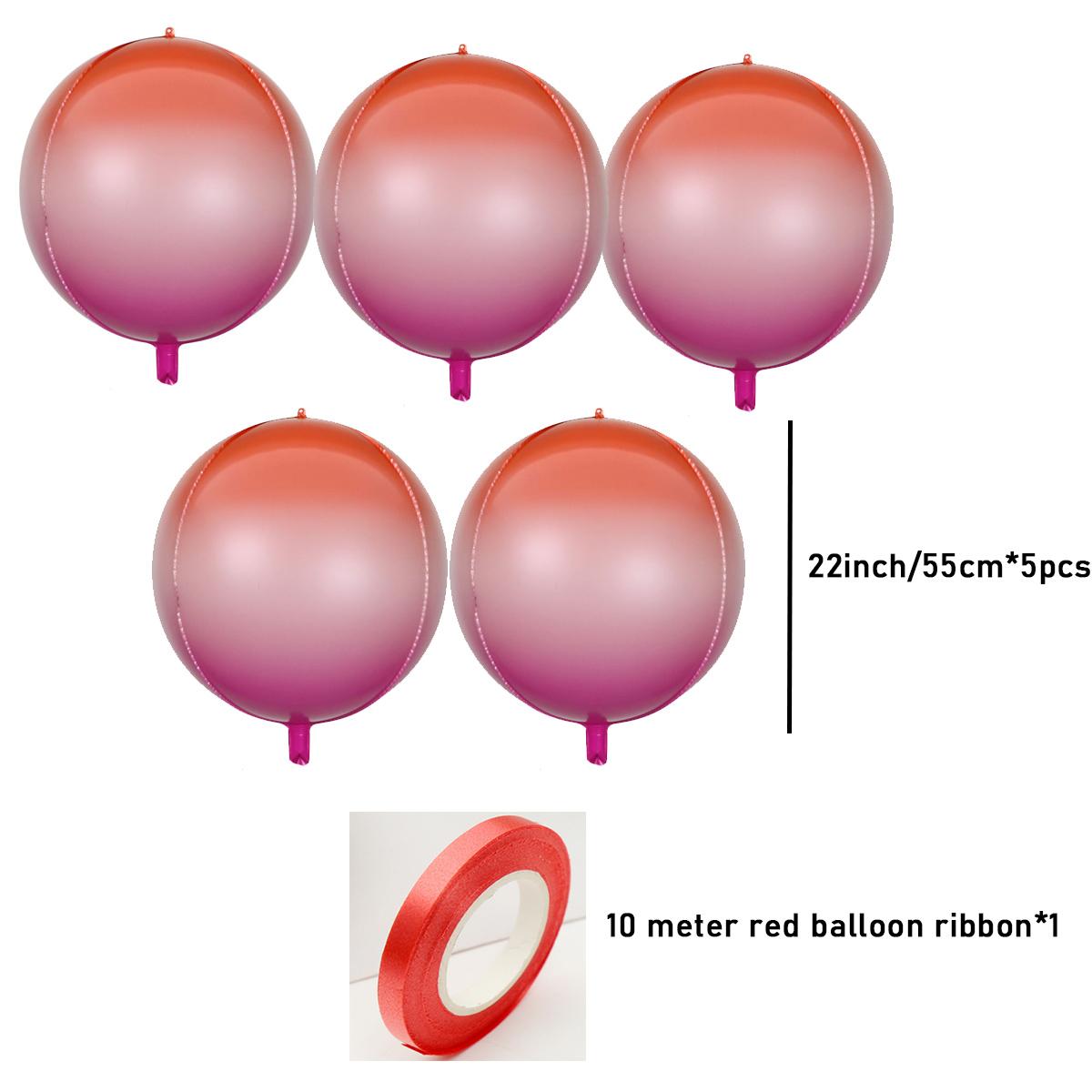 

22-дюймовый металлический 4D диско-градиентный цветной шар, украшение для свадьбы, дня рождения, вечеринки, дня святого Валентина, воздушный шар для исповеди, реквизит для фотосессии для детского душа