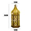 Candlestick Lantern Night Light Landscape Portable Atmosphere Hanging Metal Cage Tea Hollow