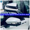 Accessories Side Door Rear View Mirror Cover Trim Garnish Molding Strip Exterior For Toyota Alphard Vellfire 40 Series 2024