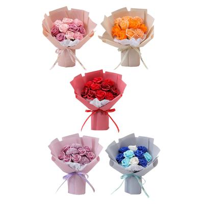 Rosenstrauß Seidenblumen-Arrangement für Badezimmer-Dekoration und als Geschenk