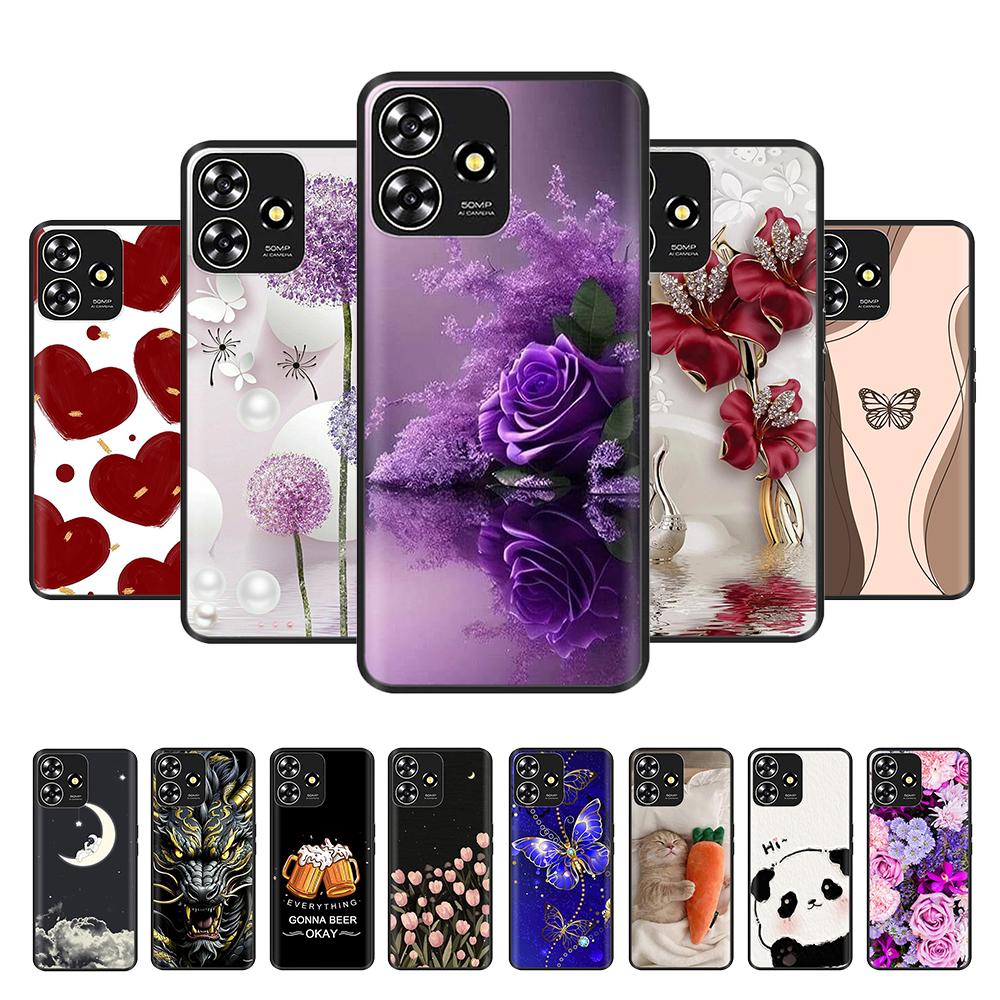 For ZTE Blade V50 Smart Case New Design Back Cover For ZTE V50 Design 4G Cases Soft Liquid Silicone Covers For ZTE Axon 50 Lite