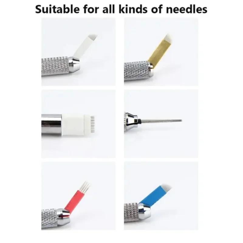 1 Pc Manual Double Head Crystal Tattoo Eyebrow Pen Permanent Makeup Eyebrow Pen Tools(Only Pen,Not Including Others)
