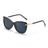 Fashion Sunglasses For Women Leopard Print Frame Golden Metal Strip Decoration Legs Personalized Charm Women Glasses