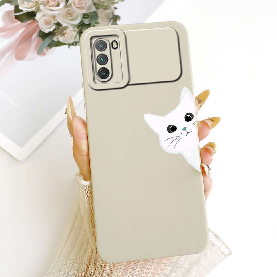 For Xiaomi Poco M3 Case PocoM3 Cute Rabbit Soft Silicone Back Cover For Xiaomi Poco M3 Case 6.53'' Phone Cover Bumper Fundas
