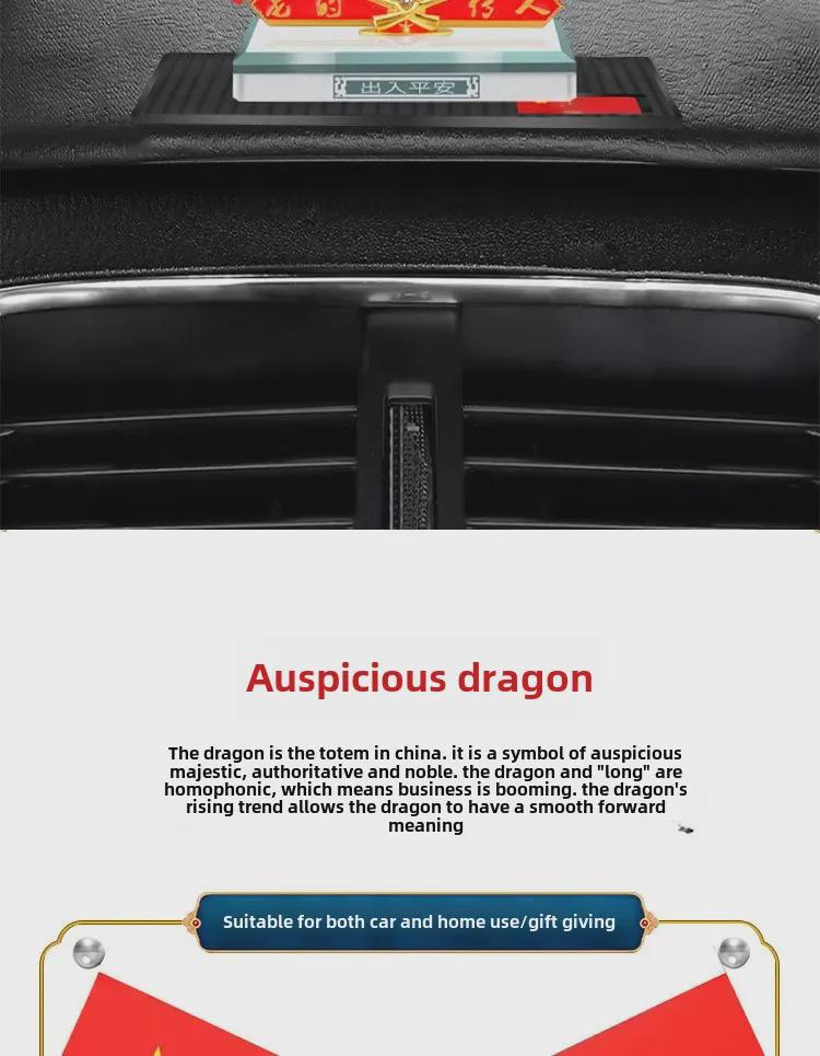 Zodiac Double Dragon Car Perfume and Desktop Ornament