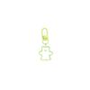 Korean Acrylic Glitter Cartoon Bear Keychain for Schoolbags