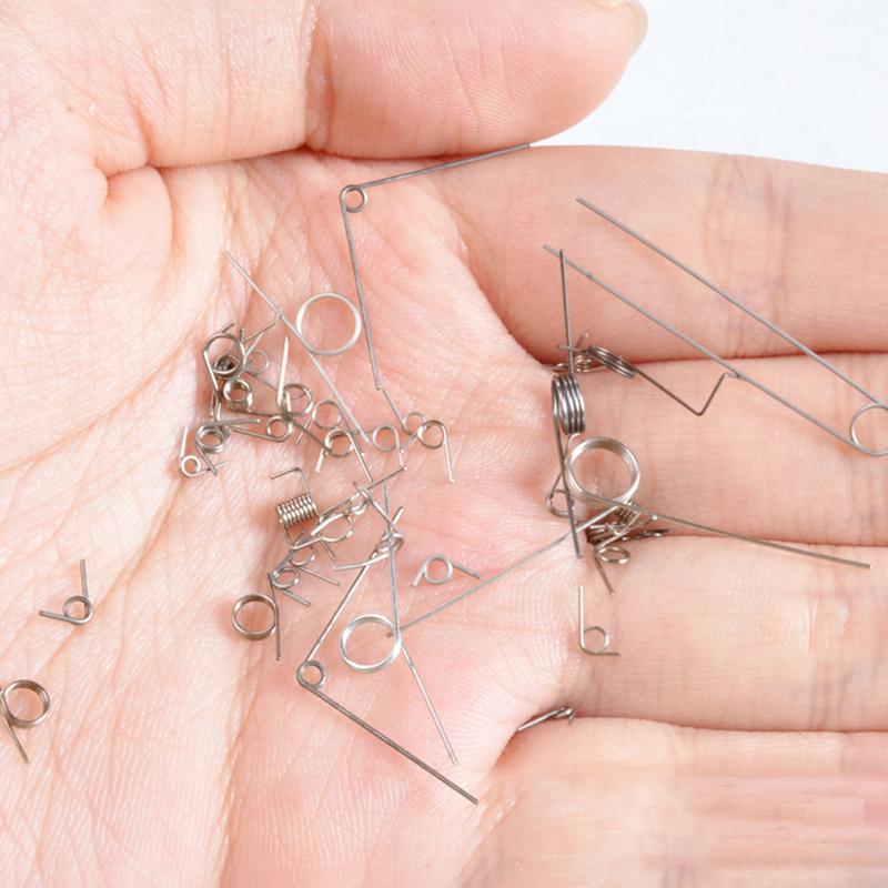 20 Stück Drahtdurchmesser 0,3 mm Mikro Mini 304 Edelstahl Torsionsfeder Für Schmuck