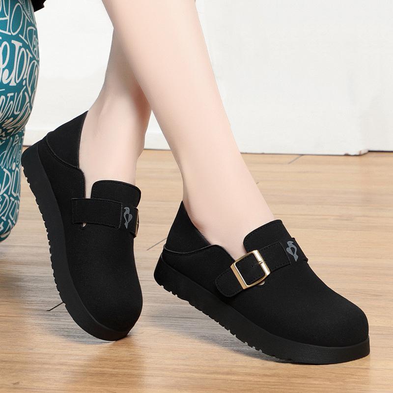 Fashion Birken Shoes 2025 Spring Autumn New Retro One-Legged Full-Soled Thick-Soled Single Shoes Boken Shoes Comfortable Versatile Women