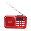 Portable FM Radio Battery Compact Operated Radio with MP3 Player for Home Office