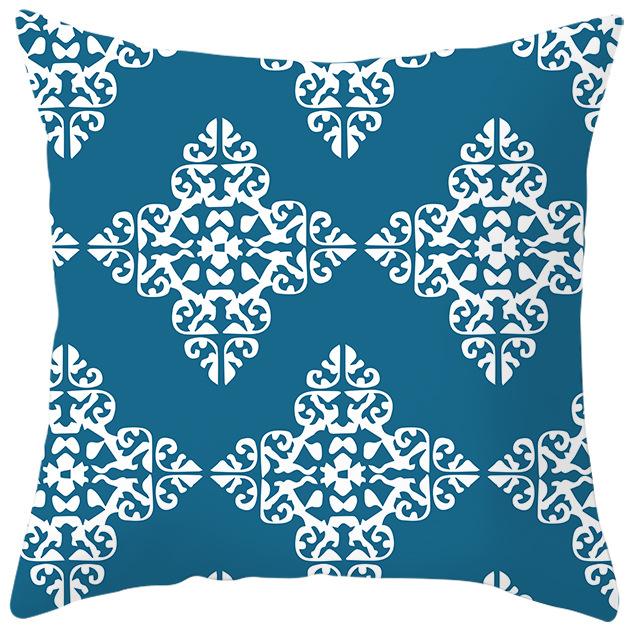Ethnic Style Four-color Geometric Pillow Cover Car Sofa Pillow Cushion Cover