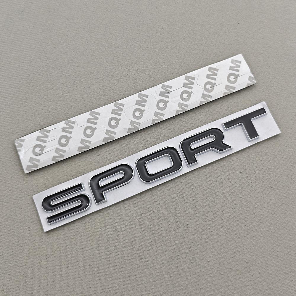 3D Metal Car Letters Sticker Logo SPORT Badge Rear Trunk Emblem Accessories for Land Rover Discovery Range Rover Defender SA7