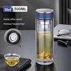 Fuguang Borosilicate Glass Double-Walled Travel Tea Mug