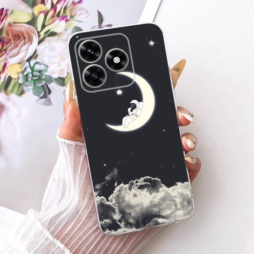 Etui na Honor X5C Plus Pokrowiec Przezroczysty Luksusowy Uroczy Kot Moda Motyl Fajny Malowany Obudowa Na Honor X5cPlus