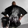 Summer New Arrivals Dragon Ball Anime Peripheral Clothes Classic Comic TShirt Short Sleeve Crew Neck Mens and Womens Couples