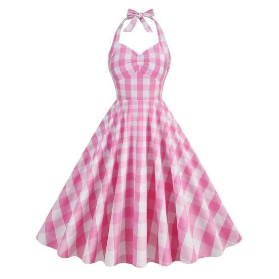 Abito Da Cocktail HOMEYEE Donna – Scollo A V, Senza Maniche, Vintage, Taglie Dalla 36 Alla 44