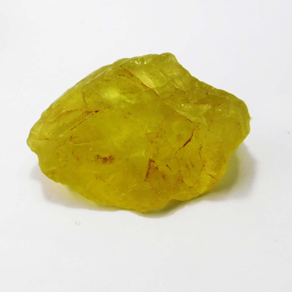 Natural Yellow Sapphire 222 Ct Huge Rough Earth Mined CERTIFIED Loose Gemstone AZ-143