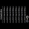 Clear Crystal Icicle Christmas Ornaments Acrylic Ice Pendants for Xmas Tree Window Eaves Wedding Winter Party Holiday Decoration