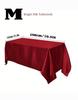Satin Rectangular Tablecloth Smooth Silk Like Fabric For Wedding Party Banquet Outdoor Event Holiday Dinner