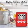 Magnetic Digital Countdown Timer With Memory Function Kitchen Cooking Timer Magnet Clock Sleep Stopwatch Clock Timer