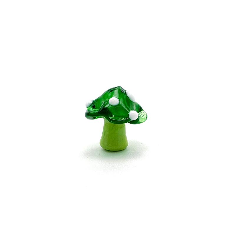 Red Umbrella Poisonous Mushroom Glass Beads for DIY Jewelry: Handmade Lampwork Beading Materials for Bracelets and Necklaces.