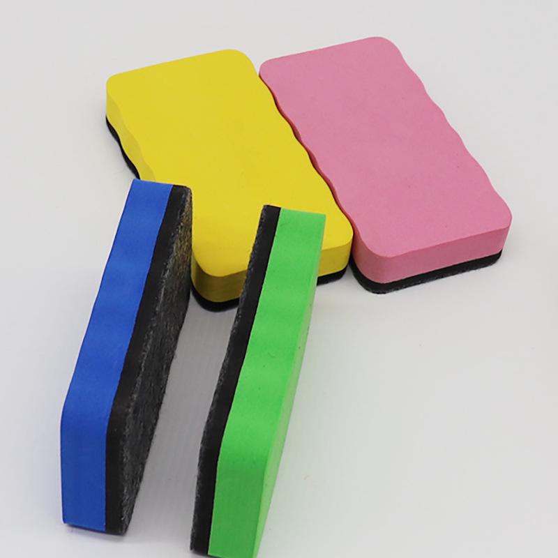 Magnetic Colored EVA Felt Whiteboard and Blackboard Eraser for Kids and Education