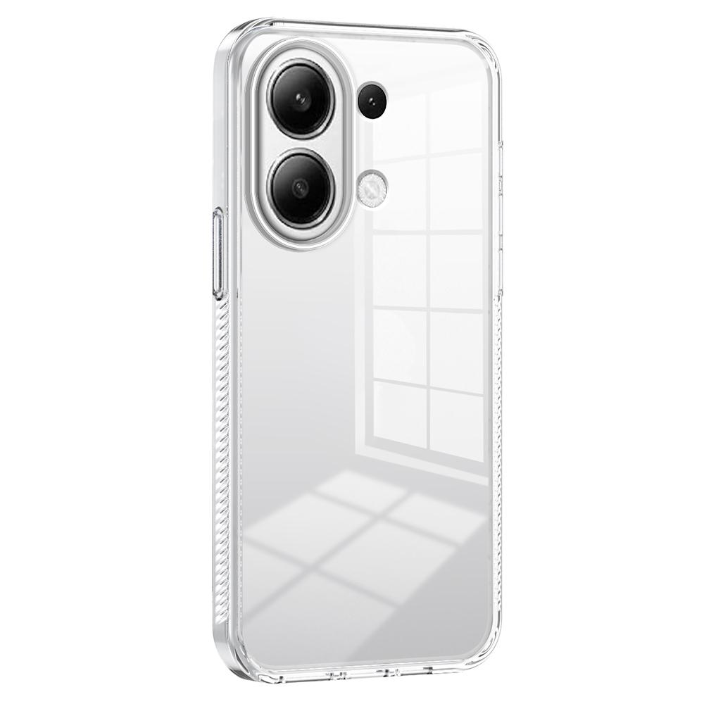 

For Xiaomi Redmi Note 13 4G Clear Phone Case TPU PC Anti-Slip Drop-Proof Back Cover Transparent