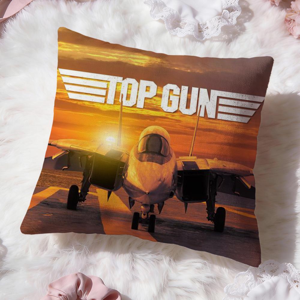 Classic Film T-Top GunS Cushion Cover Premium Comfort Reversible Pillow Cove -Two in One Design for Any Room & Car Interior
