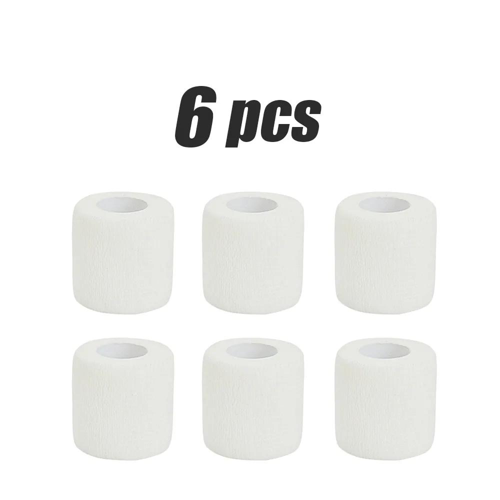1/15 Stück Weißes Erste Hilfe Selbstklebendes Kohäsives Elastisches Verbandband Sporttape für Handgelenk Knöchel Verstauchungen & Schwellungen