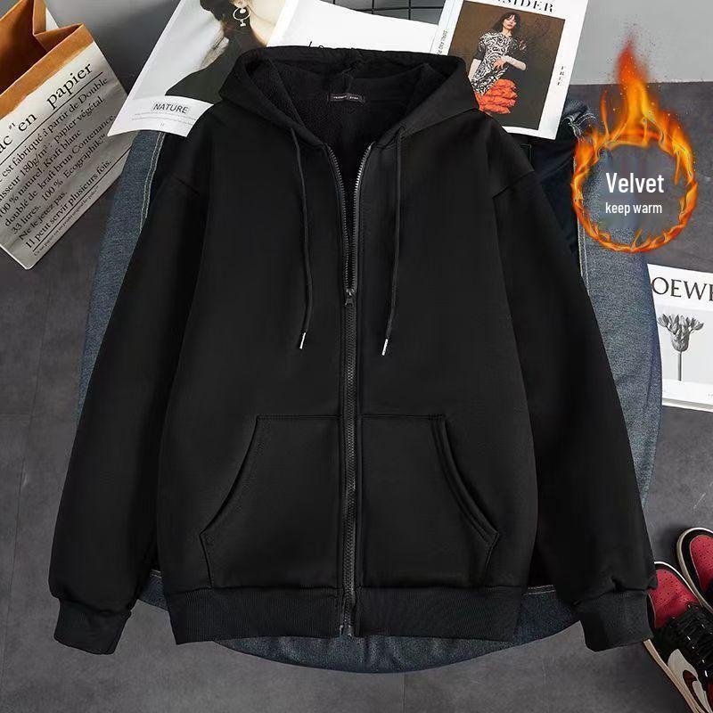 Sweat à capuche décontracté pour homme Printemps/Automne Multi-poches Tendance Japonaise, Gilet d'extérieur ample Tendance Nationale Élégant