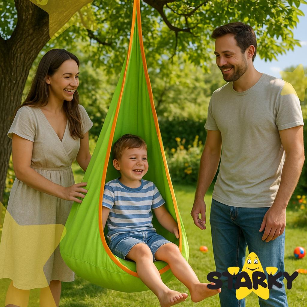 Fotel bujak kokon wiszący huśtawka montessori namiot do pokoju dla dzieci