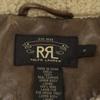 RRL [BYRD EXPDITION] Cowhide Shearling Lambskin Double-Breasted Flight Car coat M BrownUsed