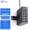 Huigu 24-Port Unmanaged Industrial Gigabit Ethernet Switch