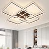 LED Ceiling Light - NETTLIFE - 4 Frames - 32W - 3000K (White Hot) - Black Metal