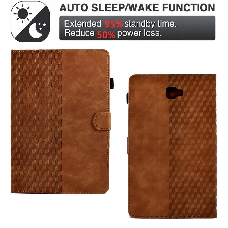 Funda For Samsung Galaxy Tab A 2016 Case 10.1" Luxury Stand Wallet Tablet Coque For Samsung Tab A 10 1 2016 SM T580 T585 Case