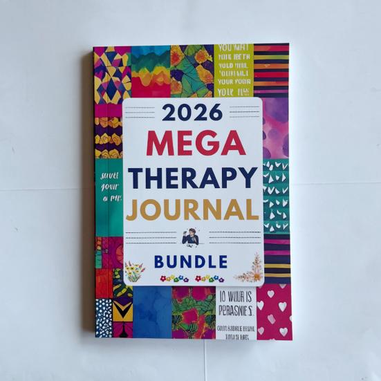 Therapy Journal Mental Wellness Gift for Adults Trauma Recovery Guide Notebook for Mindfulness Self-reflection Anxiety Reduction Resilience Building