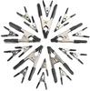 Amazon Basics Steel Spring Clamp 15 2cm Clamps and 5 3cm Set, 20-Piece Set, Clamps, Black/Silver