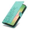 For Samsung Galaxy A36 5G Wallet Case Butterfly Floral Imprint PU Leather Phone Cover with Wrist Strap