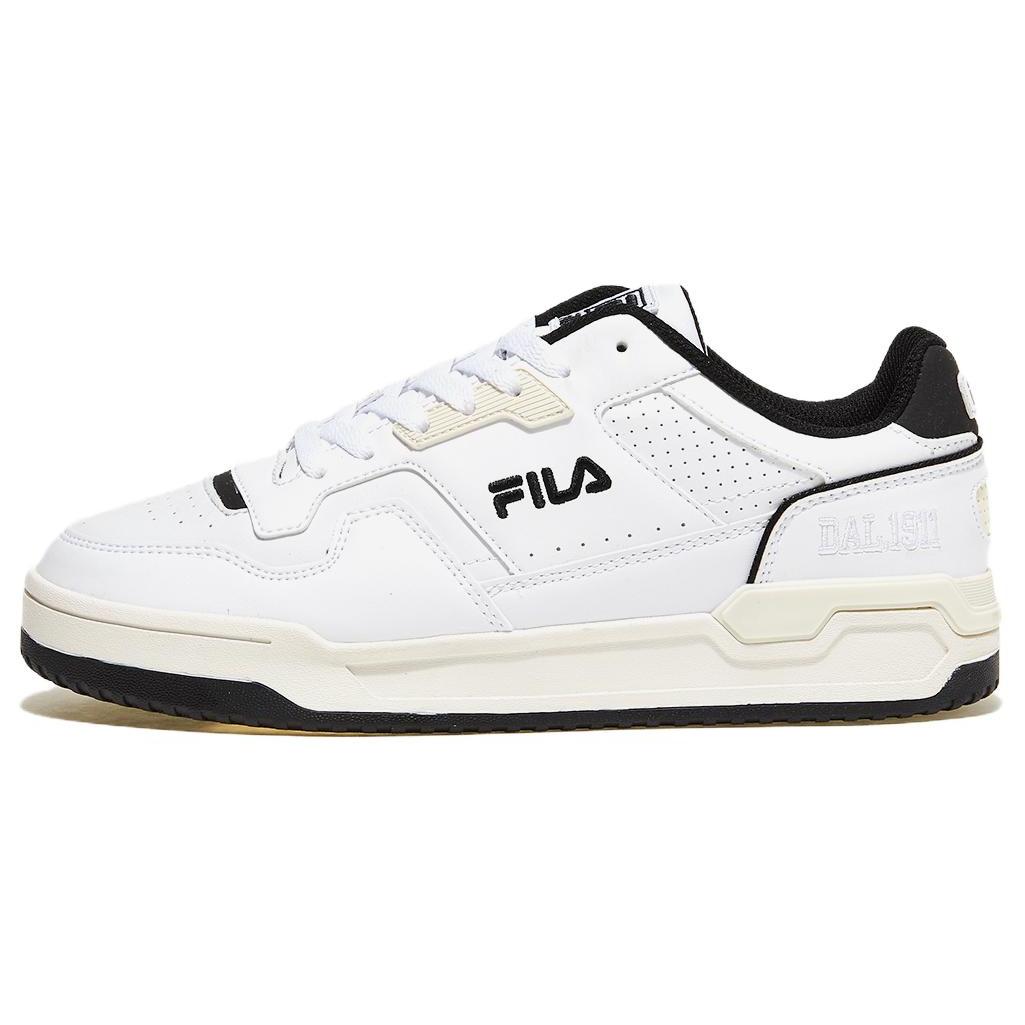 FILA Targa Low top Skateboard Shoes Unisex White Black 1TM01822112 250