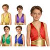 Ragazzi Halloween Principe arabo Cosplay Gilet Bambini Festa a tema Masquerade Festival Gioco di ruolo Gilet Costume da spettacolo teatrale