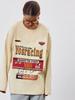100% cotton t-shirt early autumn American fashion personality fashion trend printed hiphop top