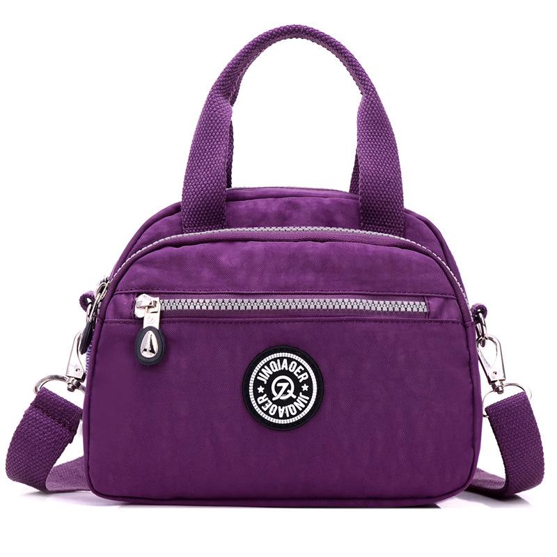 Female Bag 2022 New Fashion Handbag Shoulder Messenger Bag Lightweight Washable Nylon Leisure Small Bag KTB