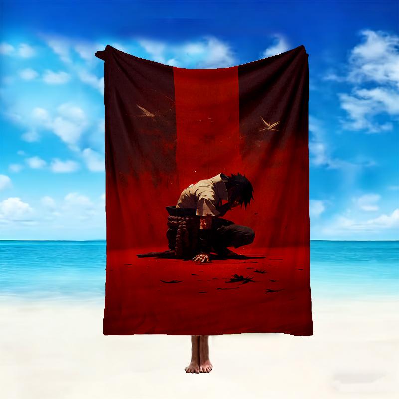 Naruto Pattern Blanket, Cozy Blanket for All-Season Comfort On Sofas, Beds, Office, Car, Camping and Travel