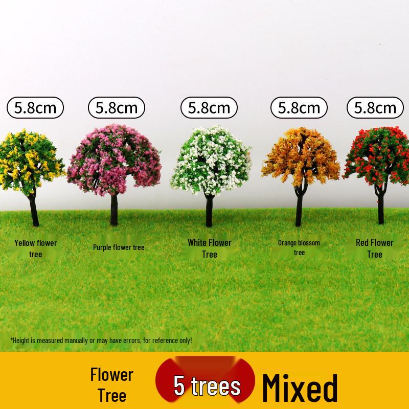 DIY Sand Table Building Trees Set - Handcrafted Miniature Landscape Models with Finished Tree Trunks