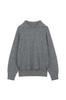 CURRENT Sailor Collar Hairy Knit Top [Charcoal]